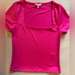 Hot pink top